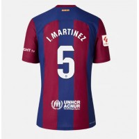 Billiga Barcelona Inigo Martinez #5 Hemma fotbollskläder Dam 2023-24 Kortärmad
